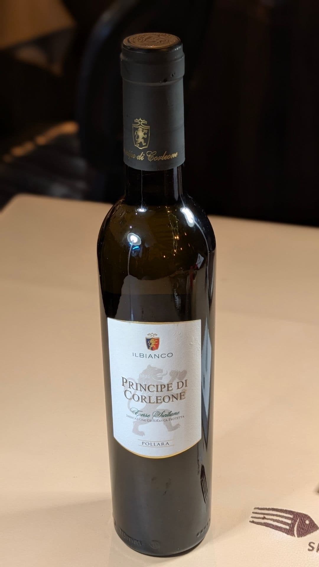 Bianco d'Alcamo Principe di Corleone cl 37.5