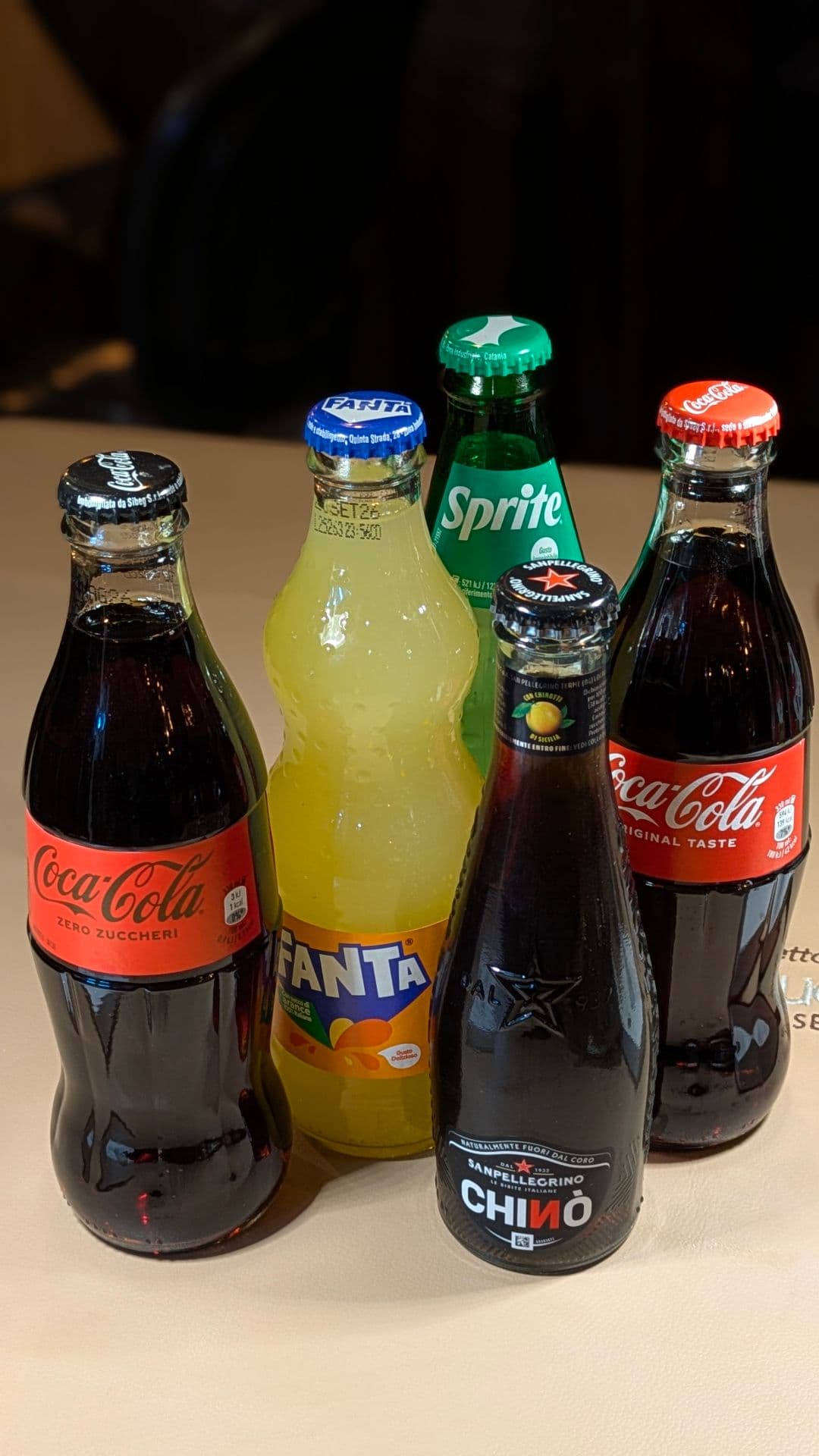 Aranciata - Coca - Coca Zero-Sprite- Chinotto - bottiglietta cl 0.33