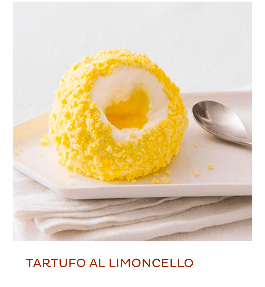 Tartufo al limoncello
