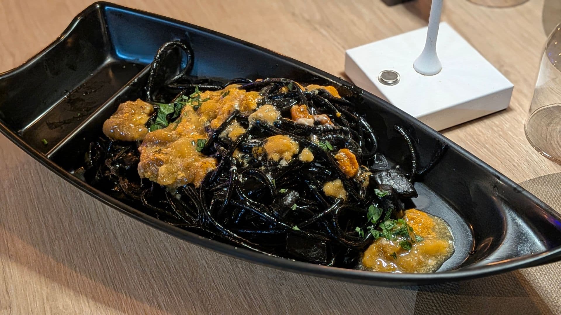Spaghetti Nero di Seppia e Ricci