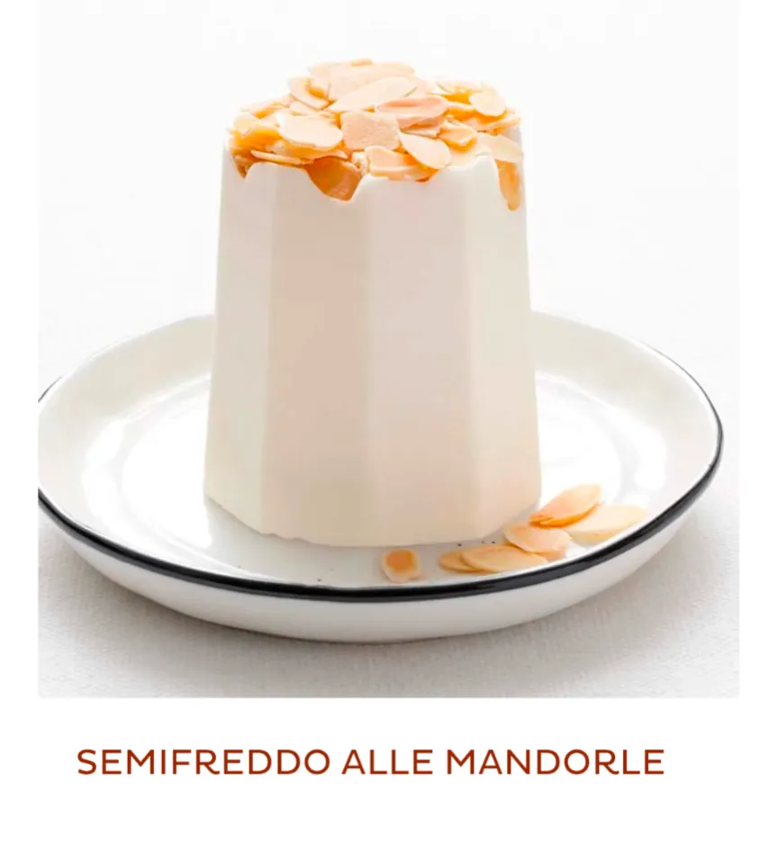 Mandel-Halbgefrorenes