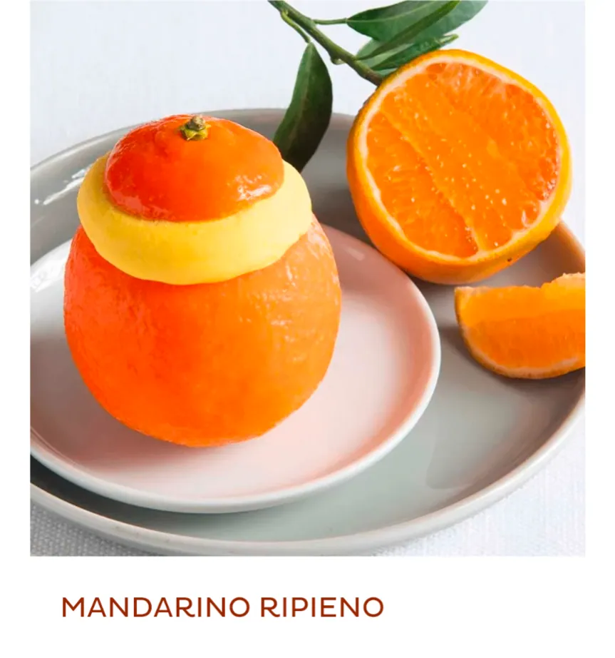 Gefüllte Mandarine