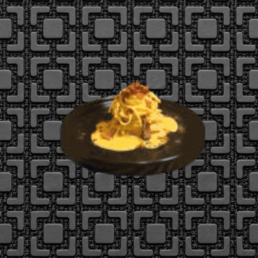 Spaghettoni Carbonara e guanciale croccante