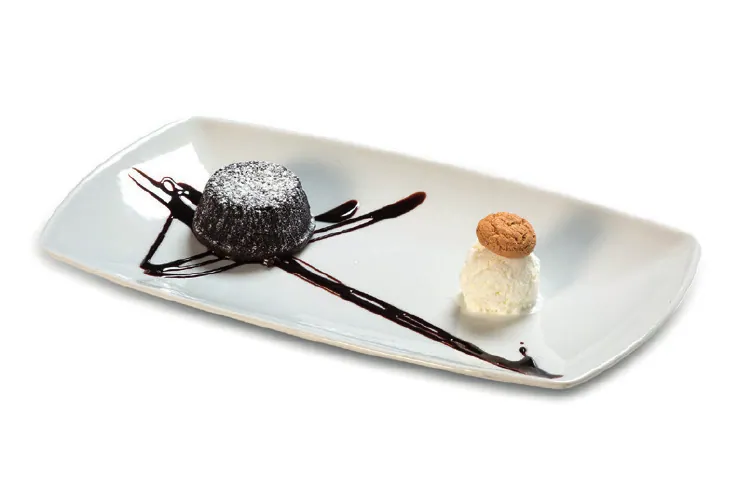 Pastel de Corazón Caliente de Chocolate*