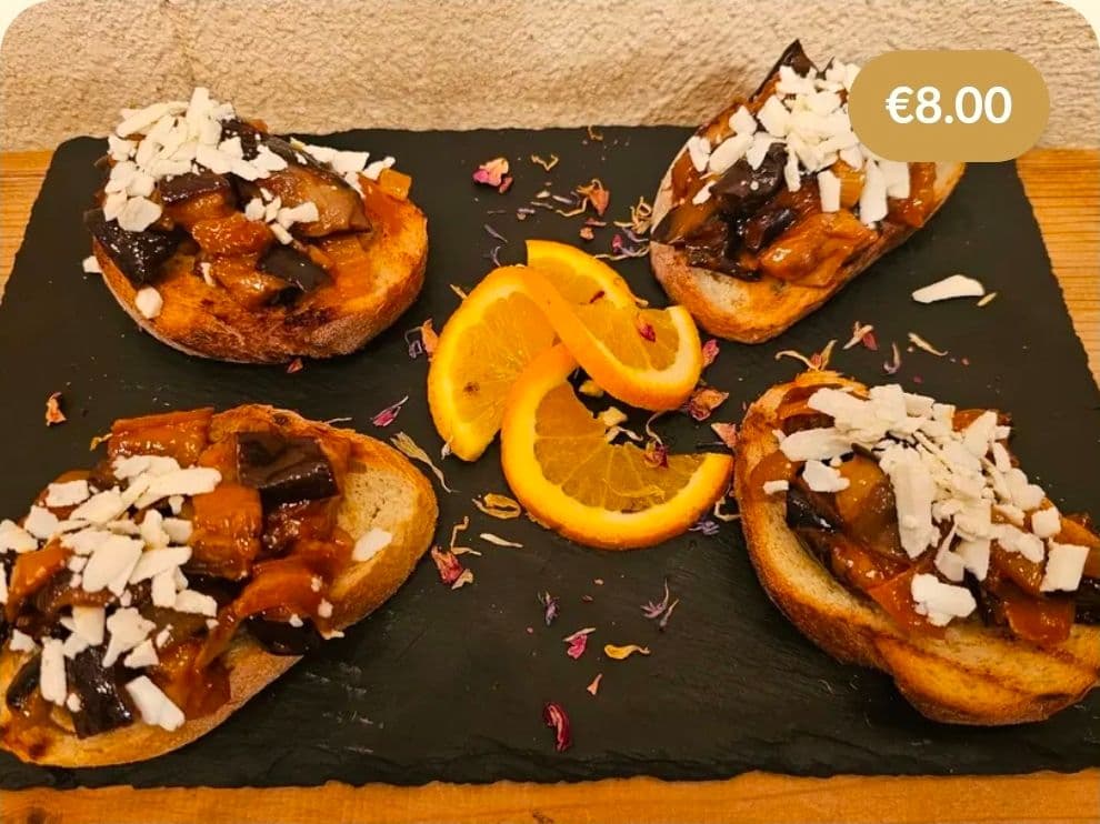 BRUSCHETTA CAPONATA 4 PZ